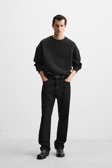 Zara BANDANA PATCH SWEATSHIRT - Black - Image 0