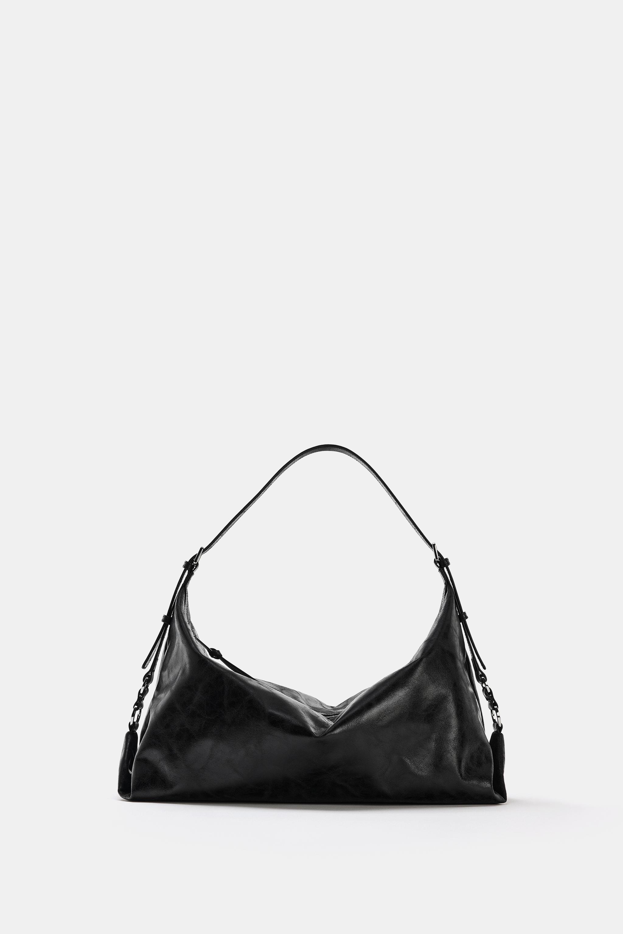 SHOULDER BAG WITH SIDE DETAIL - Black | ZARA South Africa