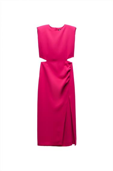 CUT OUT MIDI DRESS
