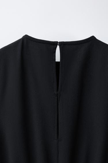 COMBINAISON LONGUE FOULARD - Noir de Zara - Image 3