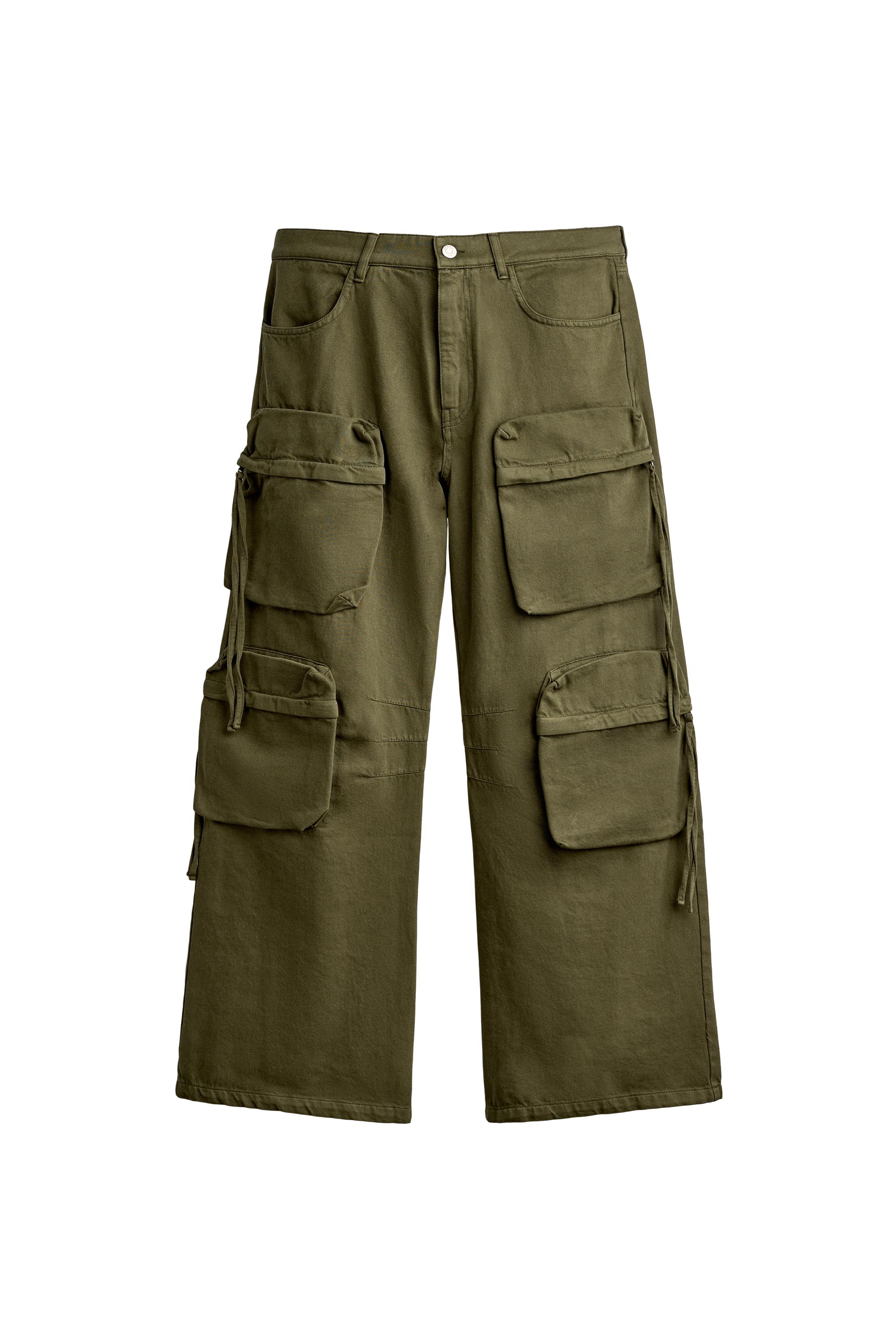 PANTALÓN CARGO RELAXED FIT BOLSILLOS