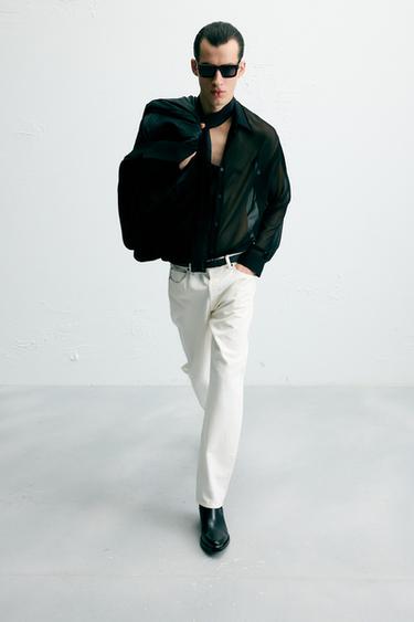 LEATHER HARNESS BOOTS - Black by Zara