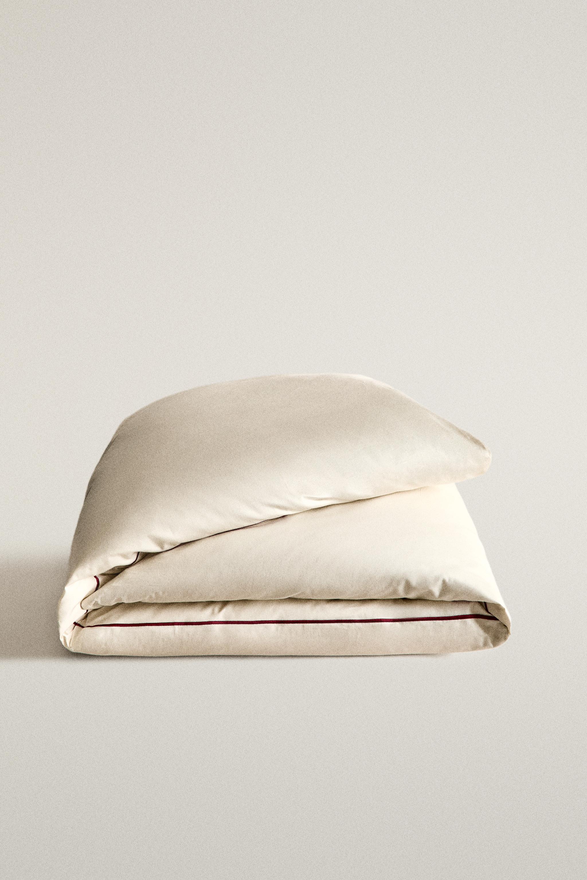 HOUSSE DE COUETTE PASSEPOIL NOËL SATIN (300 FILS)