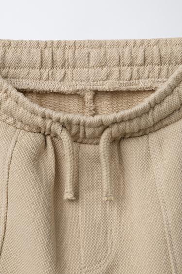 LABEL JOGGERS - Light beige by Zara - Image 2