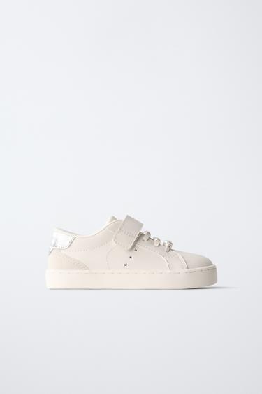 Zara PEARL SNEAKERS - White