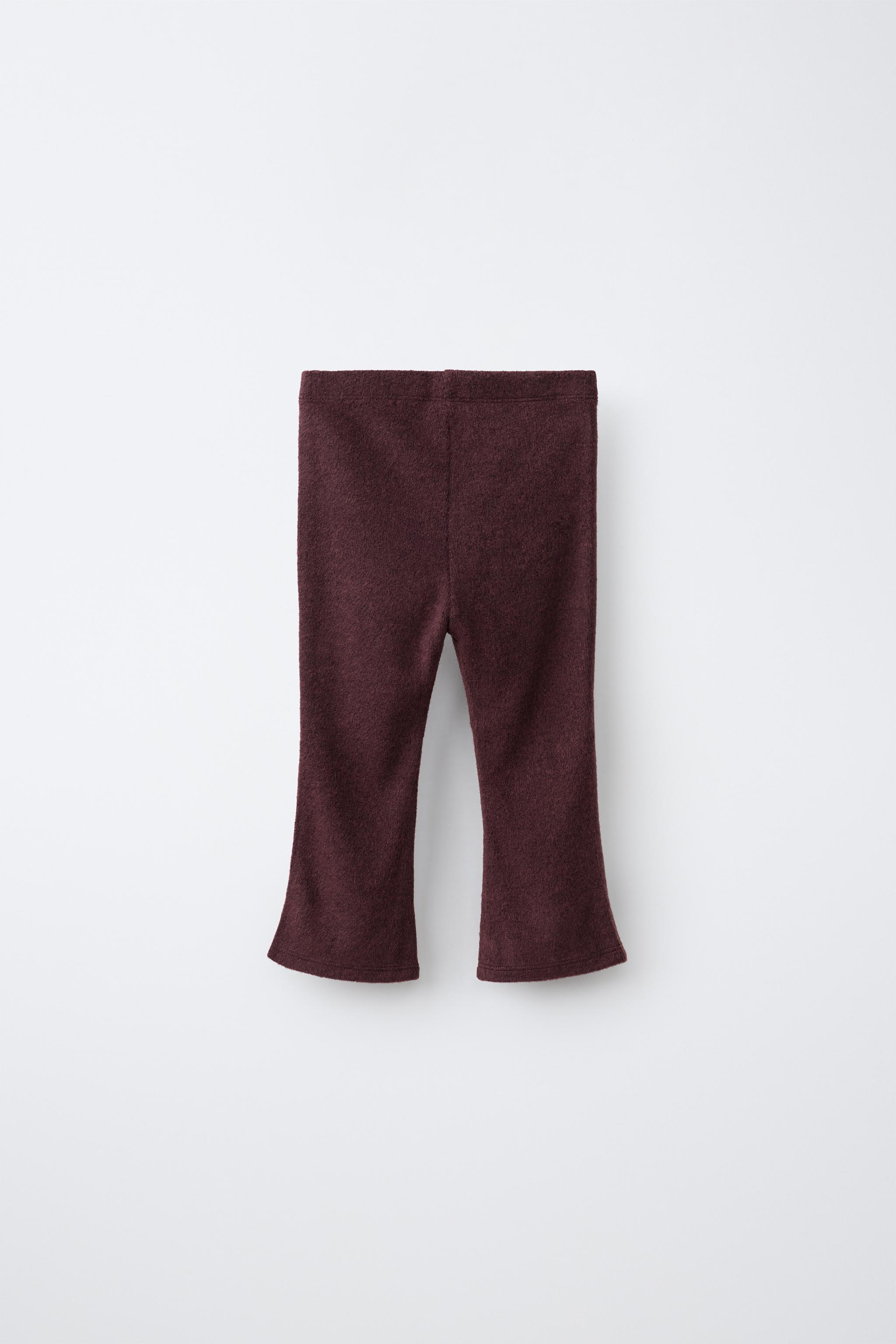 SOFT TOUCH BOW FLARE KNIT PANTS