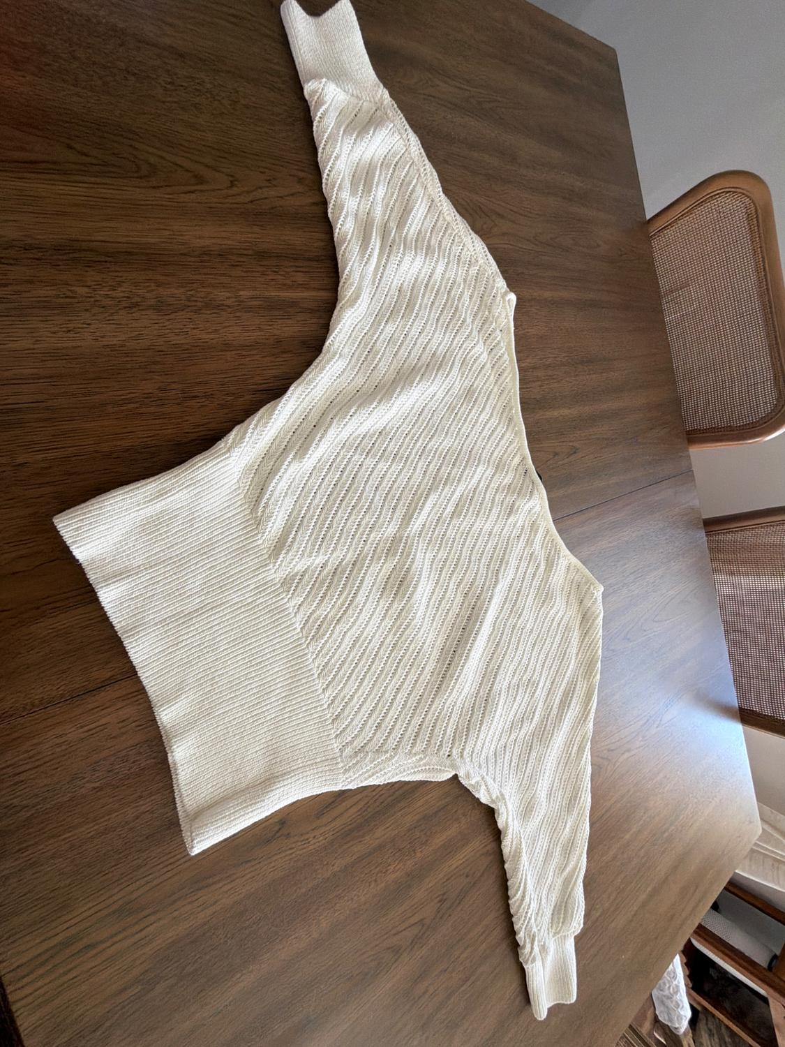 JERSEY OFF SHOULDER PUNTO POINTELLE - Image 2
