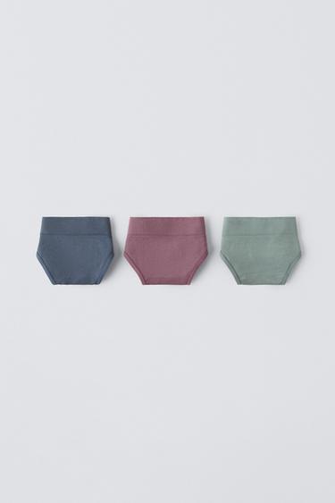 8-14 AÑOS/ PACK TRES BRAGUITAS SEAMLESS SPORT - Multicolor de Zara