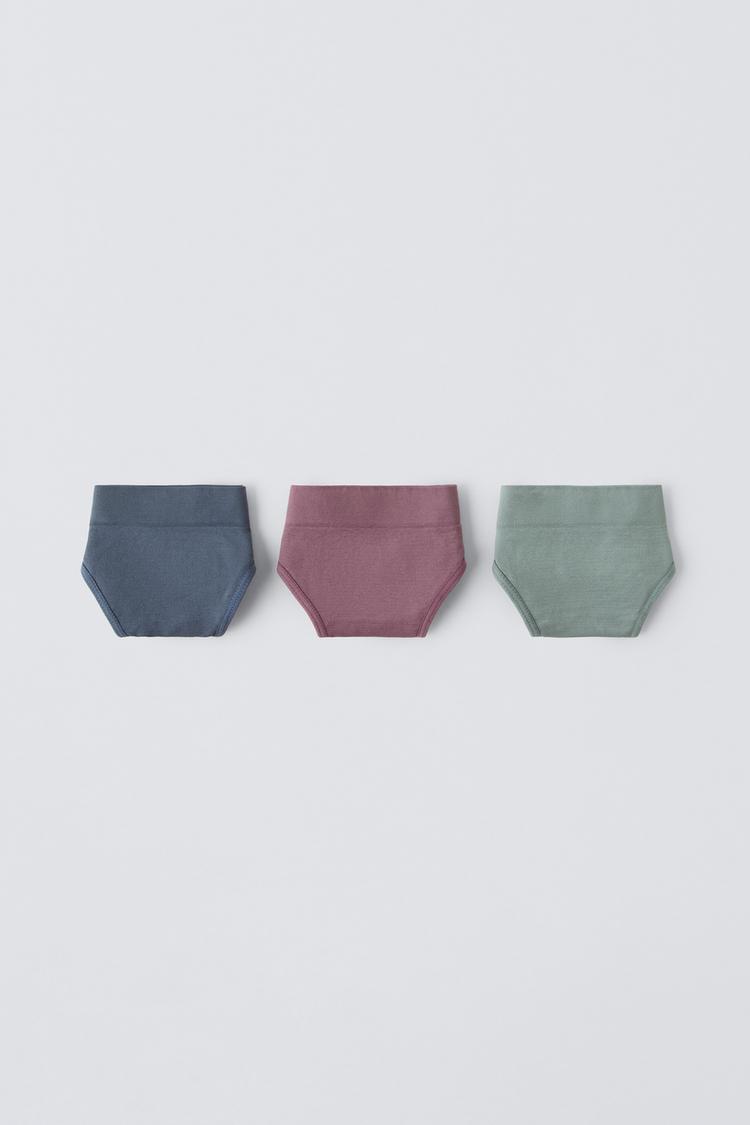 Лет 14 трусиках 8–14 ЛЕТ/ НАБОР ИЗ ТРЕХ БЕСШОВНЫХ СПОРТИВНЫХ ТРУСОВ - Разноцветный | ZARA Беларусь/Belarus