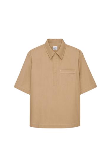 CONTRAST TOPSTITCHING SHIRT - LIMITED EDITION