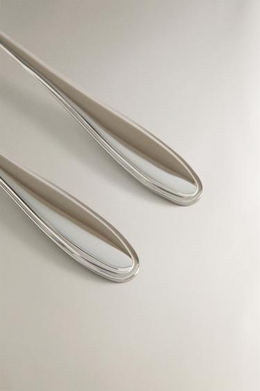 ENSEMBLE COUVERTS SALADE CLASSIQUE (LOT DE 2) - Acier de Zara - Image 2