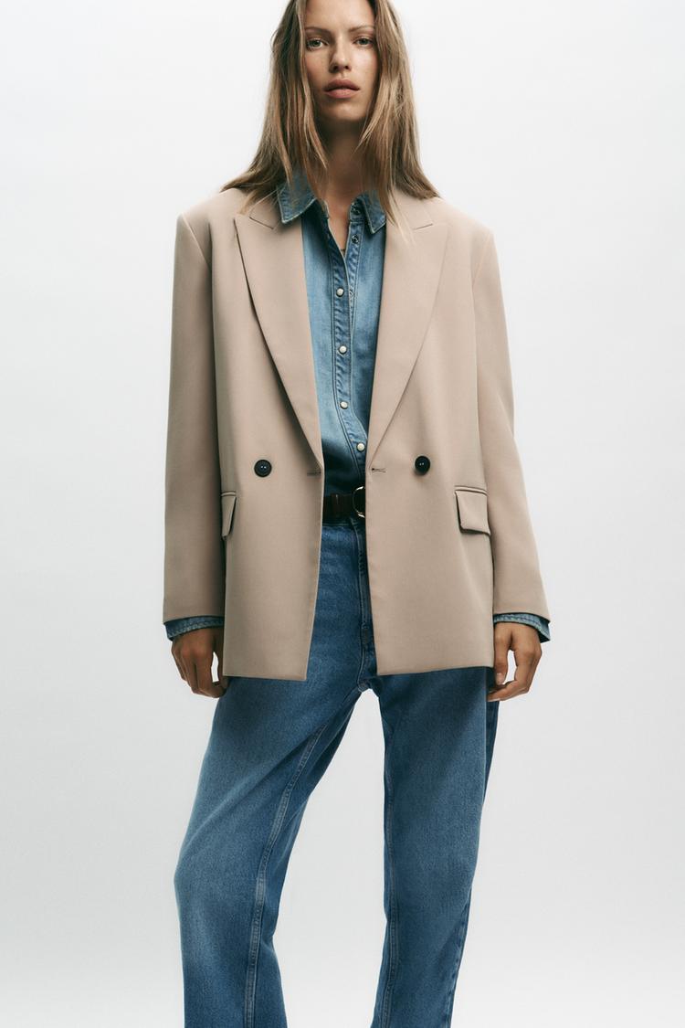 OVERSIZED DOUBLE BREASTED BLAZER
