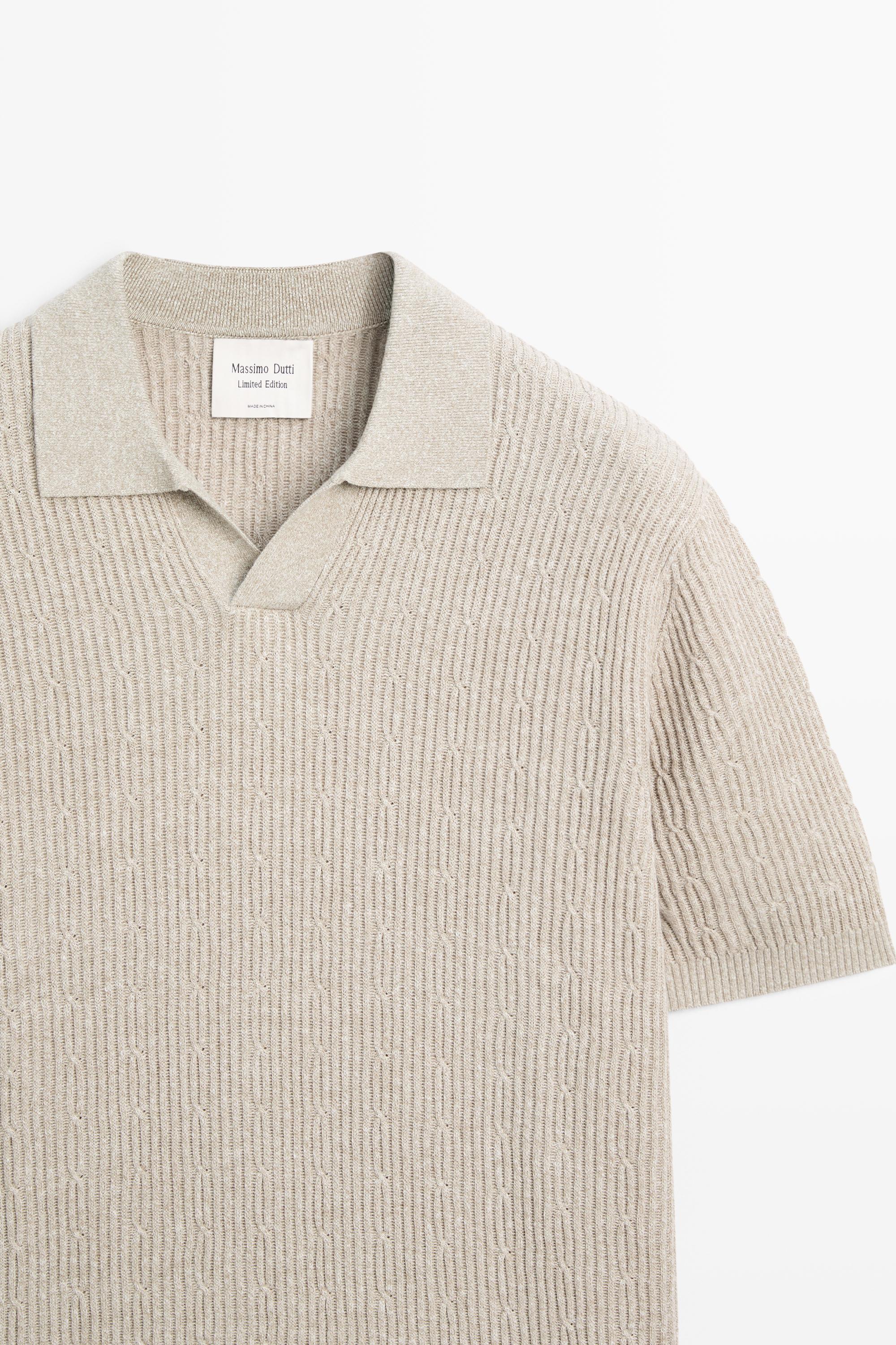 Cable-knit polo sweater - LIMITED EDITION