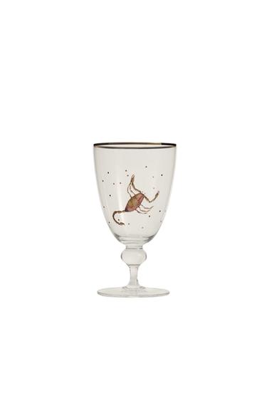SCORPIO ZODIAC GLASS | MARISA BERENSON - شفاف الخاص بـ Zara