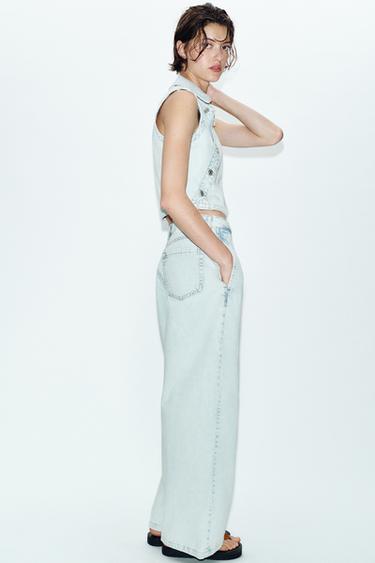 JEAN Z1975 TAILLE BASSE CROISÉ - Bleu clair de Zara - Image 5