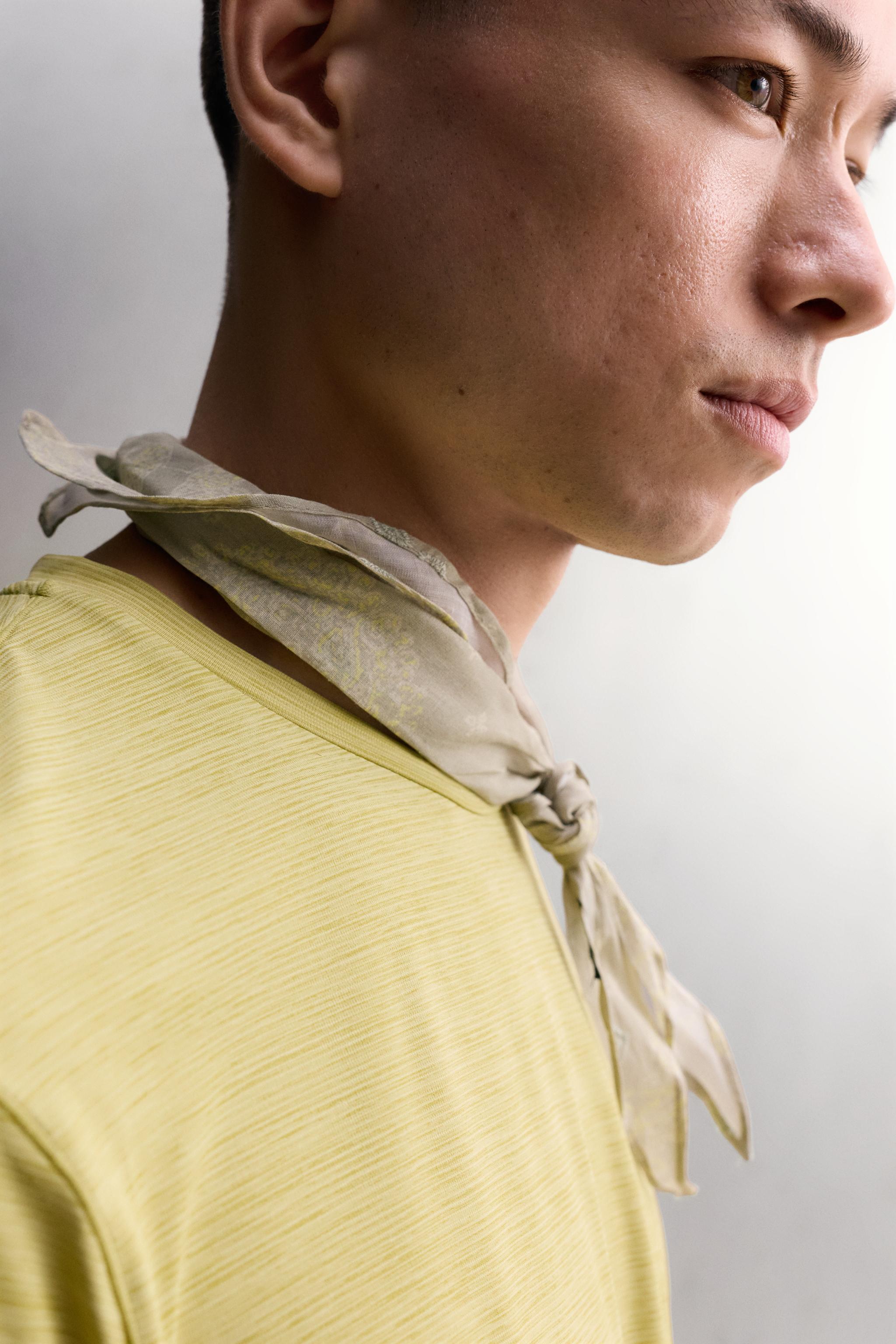 Zara LIGHTWEIGHT RAMIE-COTTON BANDANA — фото 2