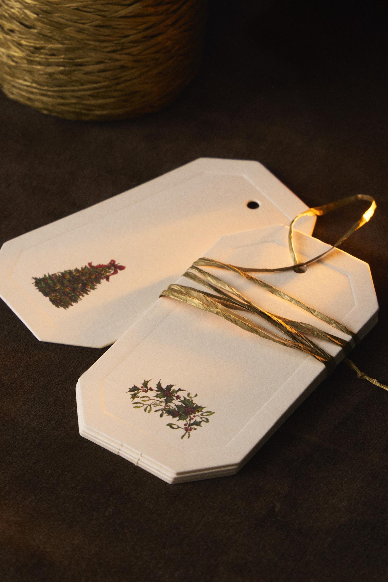 CHRISTMAS GIFT TAG PACK (PACK OF 20) — White