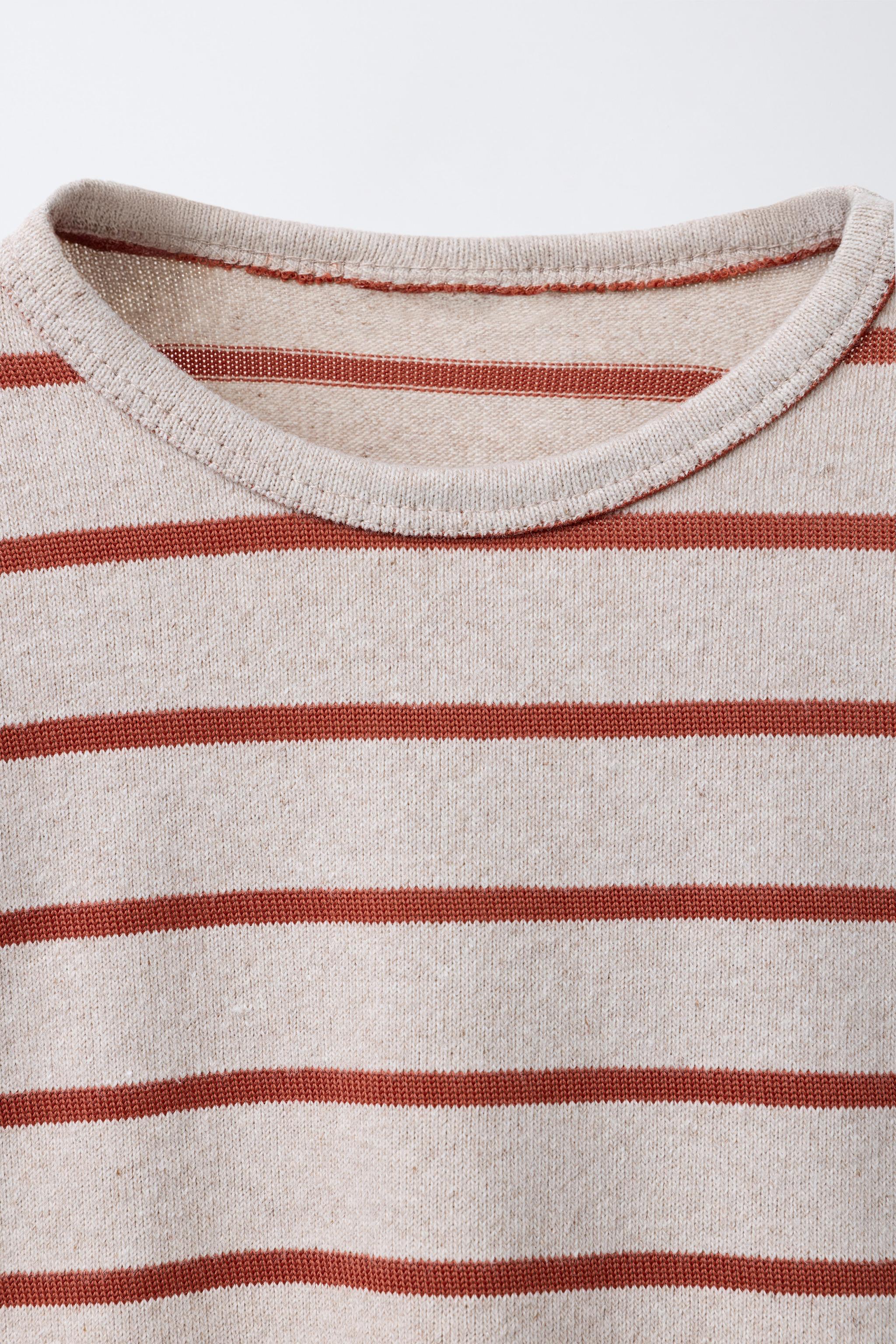 T-SHIRT SOFT TOUCH À RAYURES