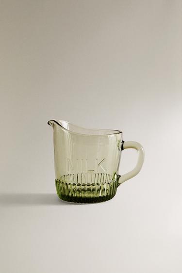 MILCHKRUG AUS GLAS - Grün von Zara - Bild 0