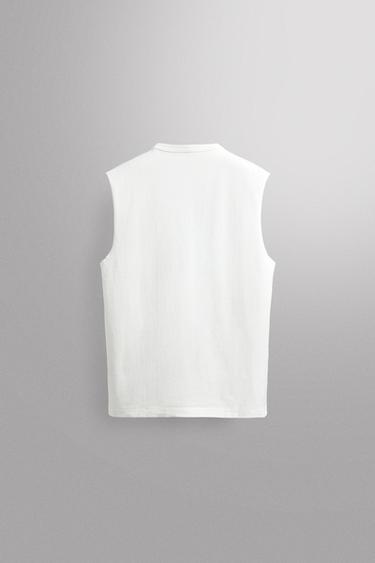 DÉBARDEUR LOURD - Blanc de Zara - Image 7