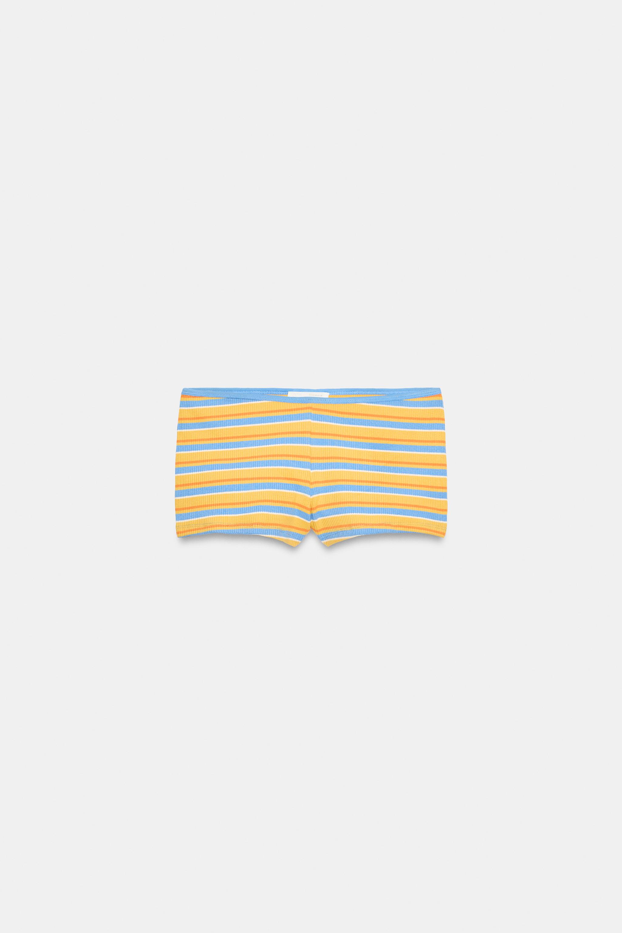 ミニストライプショートパンツ - マルチカラ― | ZARA Japan / 日本