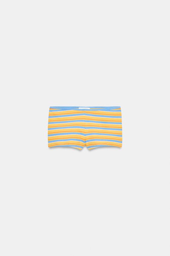 MINI STRIPED SHORTS from Zara - $25.90