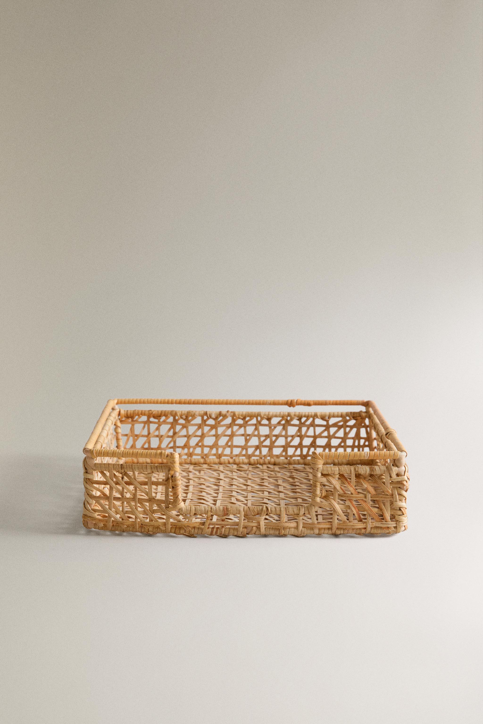 Женские аксессуары Zara RATTAN NAPKIN HOLDER