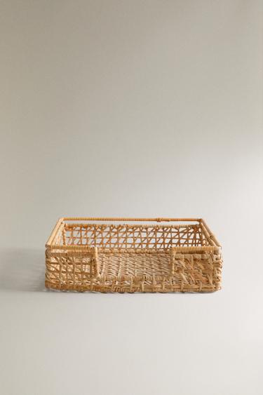 RATTAN NAPKIN RING - Light beige by Zara - Image 0
