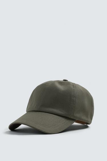 GORRA COMBINADO PANA - Khaki oscuro de Zara