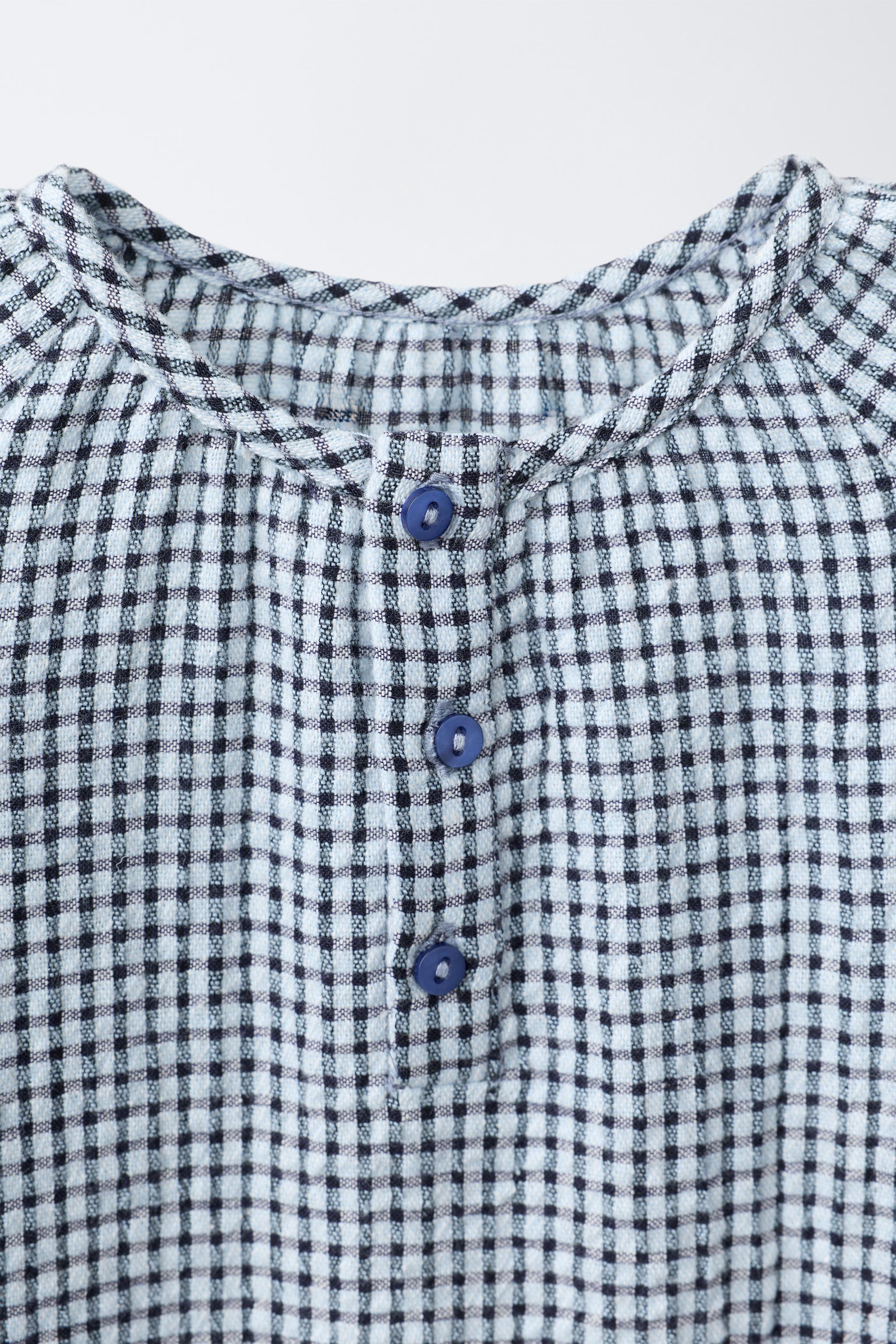 Детские комбинезоны Zara PLAID LONG JUMPSUIT — фото 3