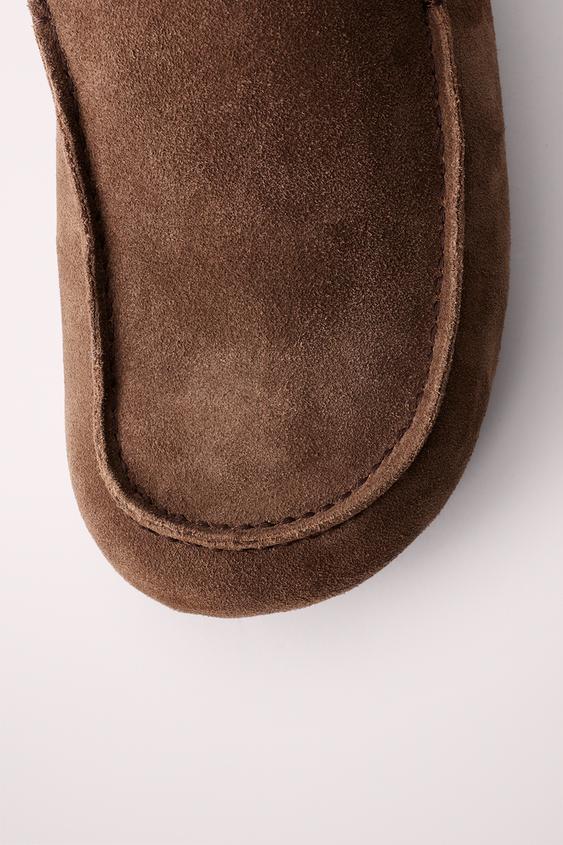 MULE EN CROÛTE DE CUIR CREATED BY CARAMEL LONDON X ZARA - Cuir de Zara - Image 7