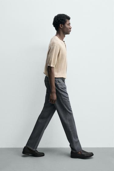 JEAN COUPE DROITE - Gris de Zara - Image 5