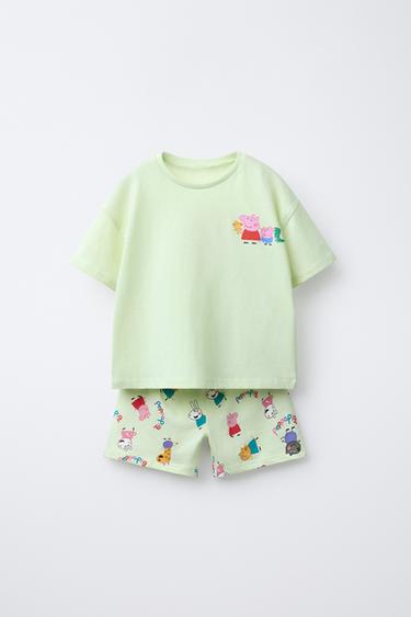 2-6 ANNI/ PIGIAMA PEPPA PIG ™ - Lime di Zara