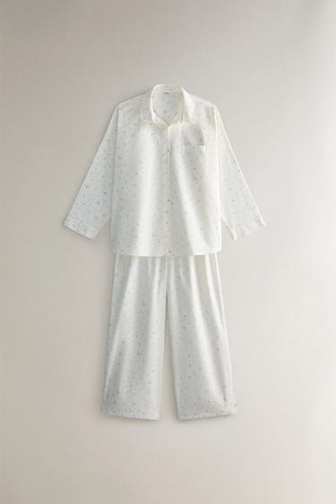 CHEMISE FLEURS - Écru de Zara - Image 4