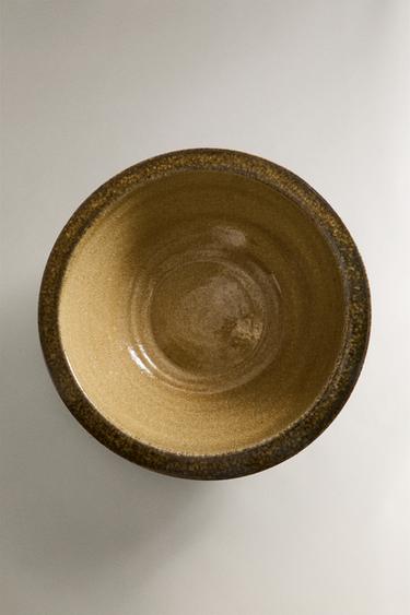 DECORATIVE TERRACOTTA BOWL - Ochre by Zara - Image 4