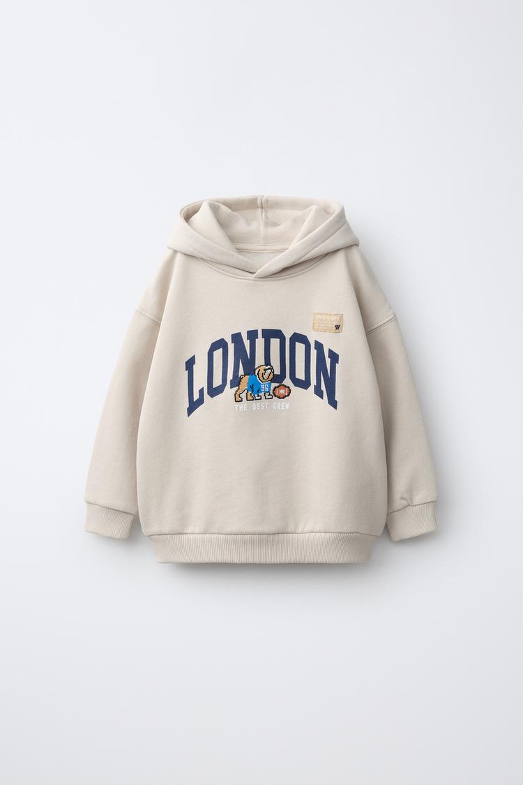 SUDADERA CAPUCHA VARSITY
