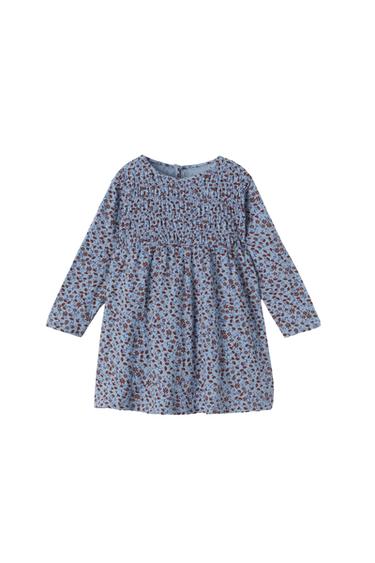 FLORAL TEXTURED DRESS