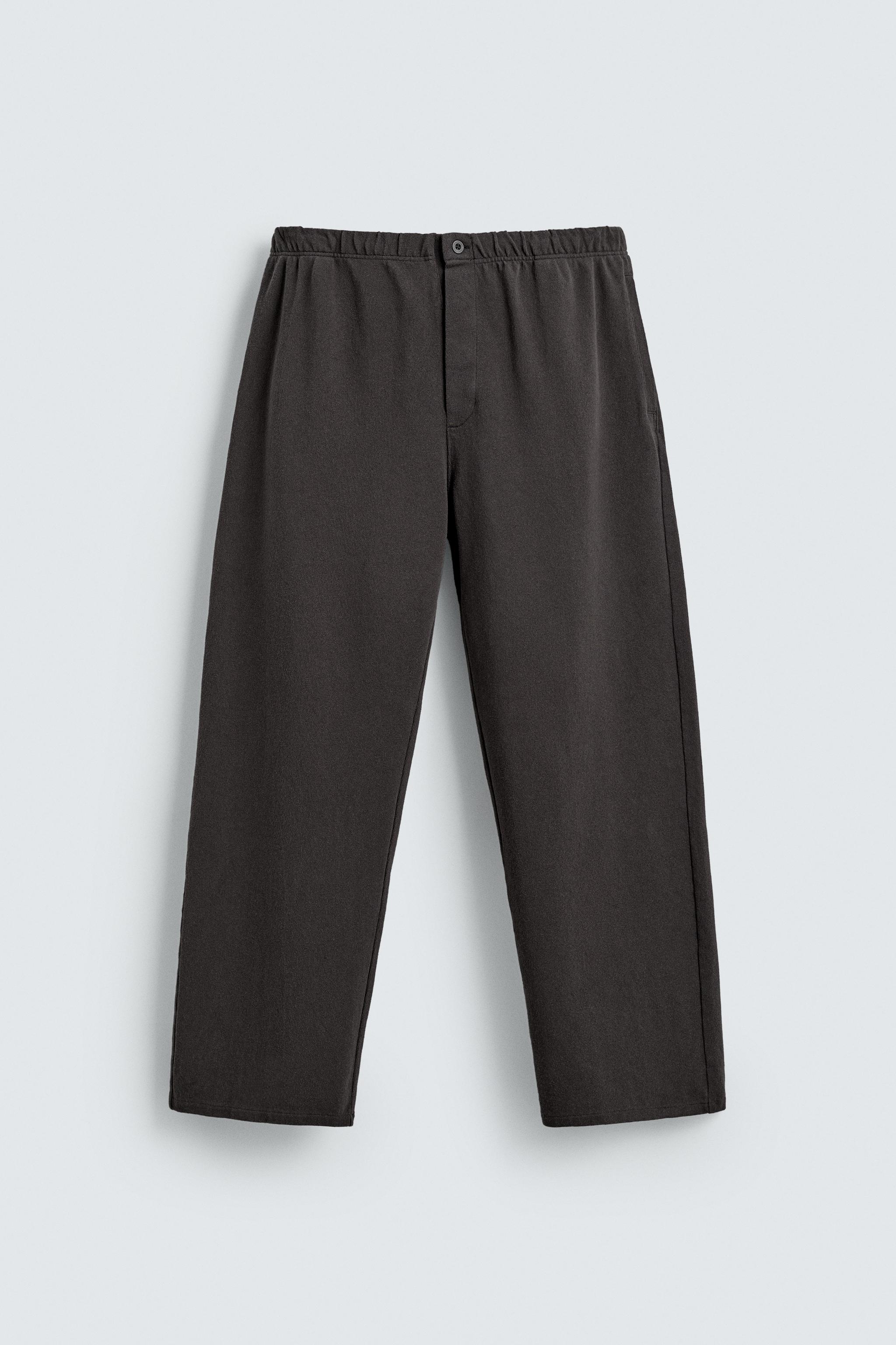PANTALON DE JOGGING EN MAILLE DÉLAVÉ