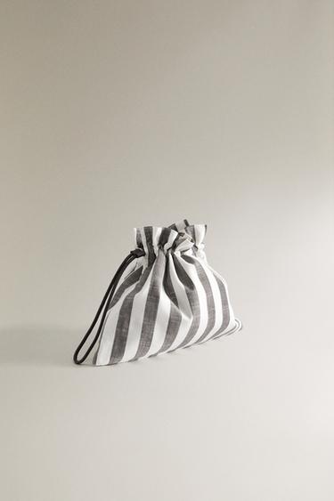 STRIPED MINI HANDBAG - Two-tone by Zara - Image 1