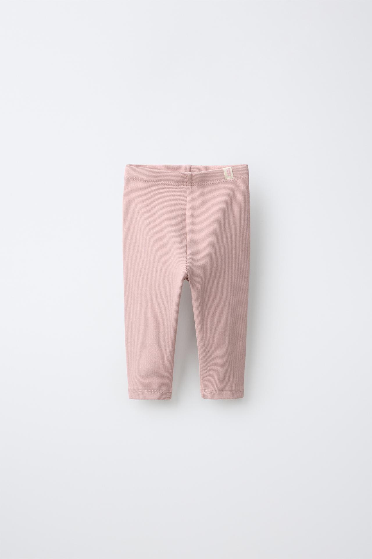 2-PACK OF PLAIN LEGGINGS — Pink / Mauve