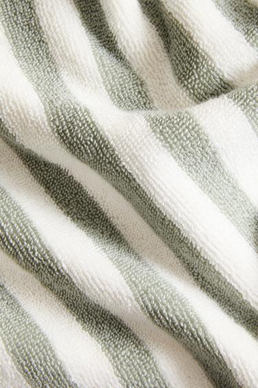 SERVIETTE DE BAIN RAYURES COLORÉES - Bleu / Vert de Zara - Image 4