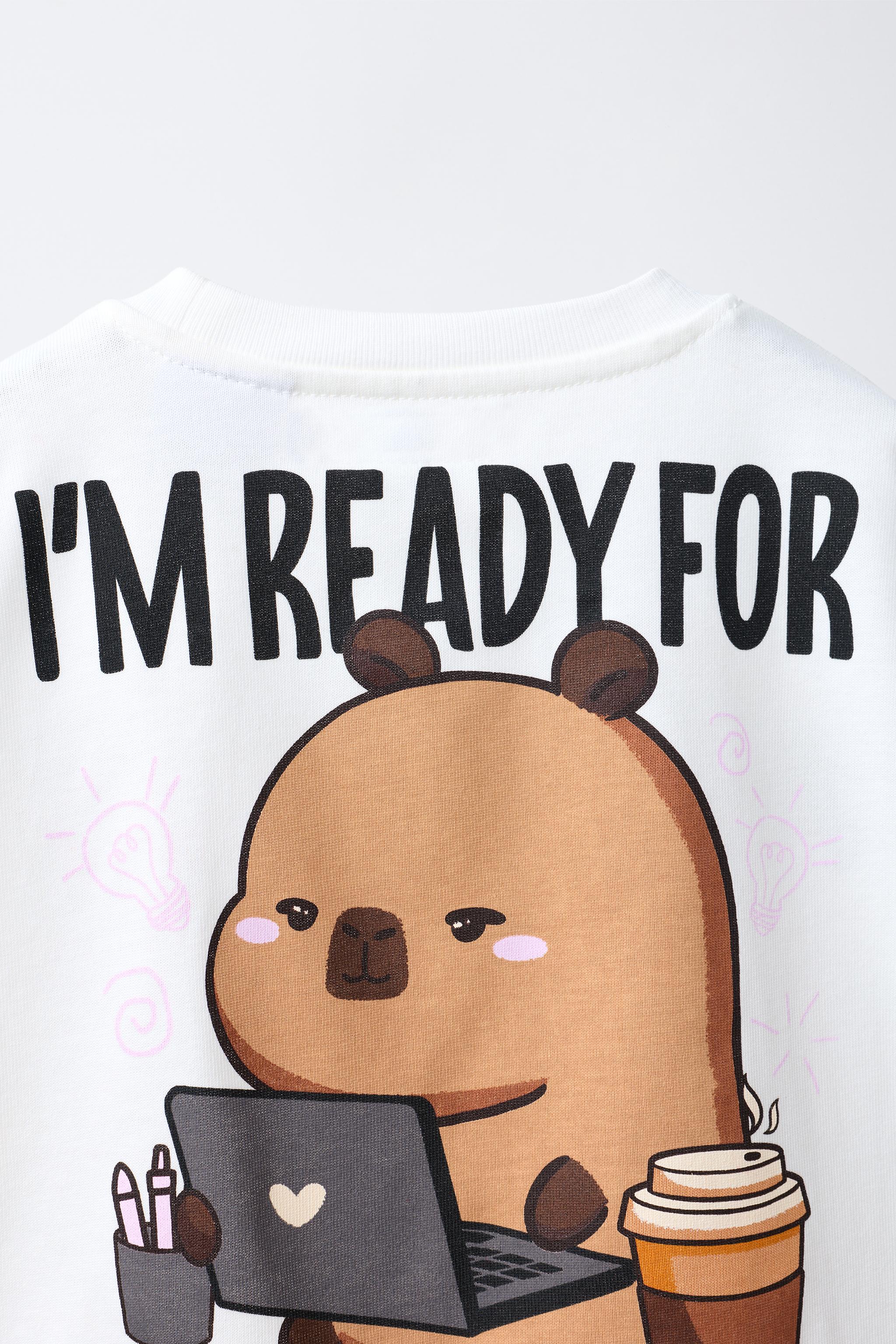 T-SHIRT IMPRIMÉ CAPYBARA CAPYFUN