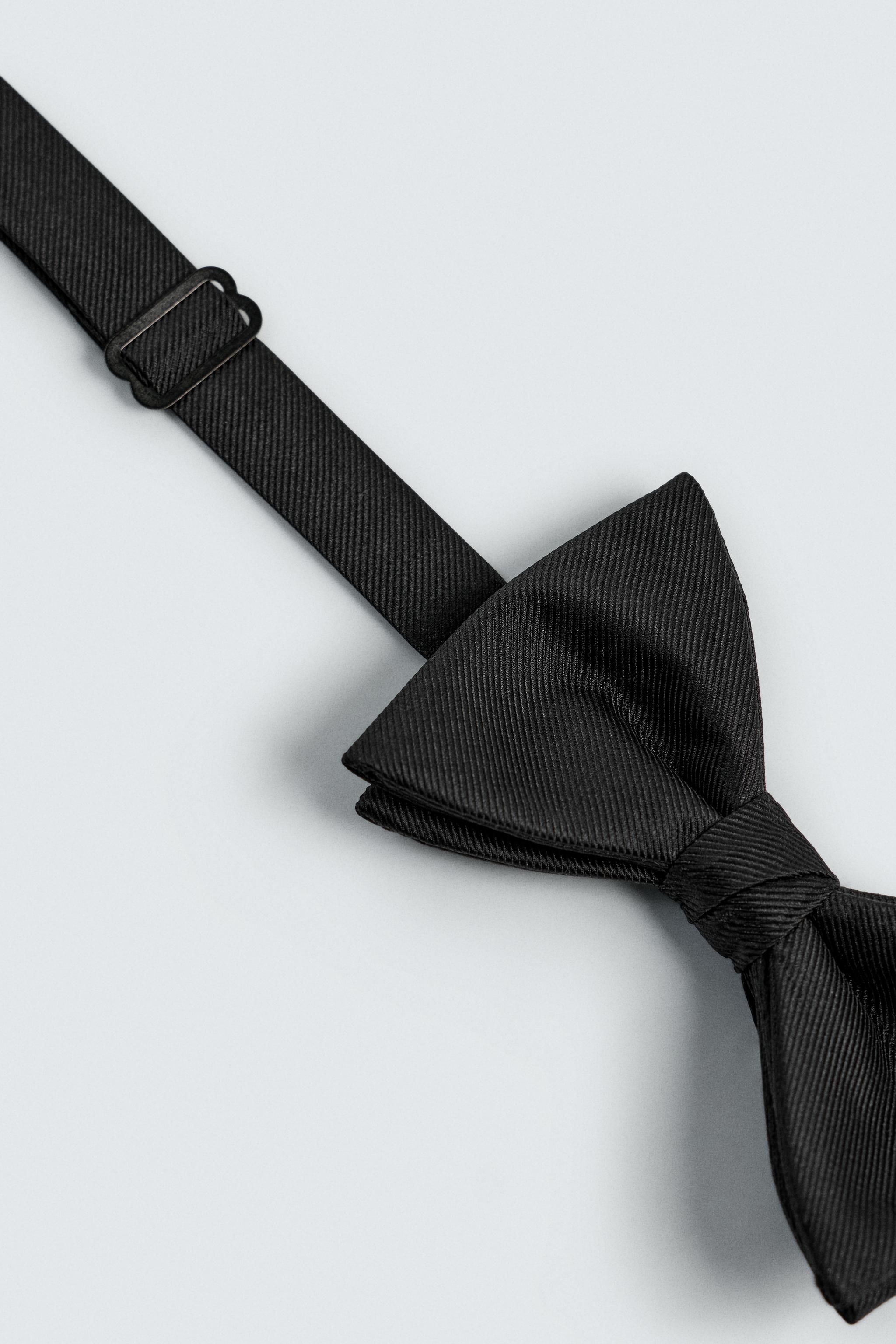 WIDE 100% SILK BOW TIE