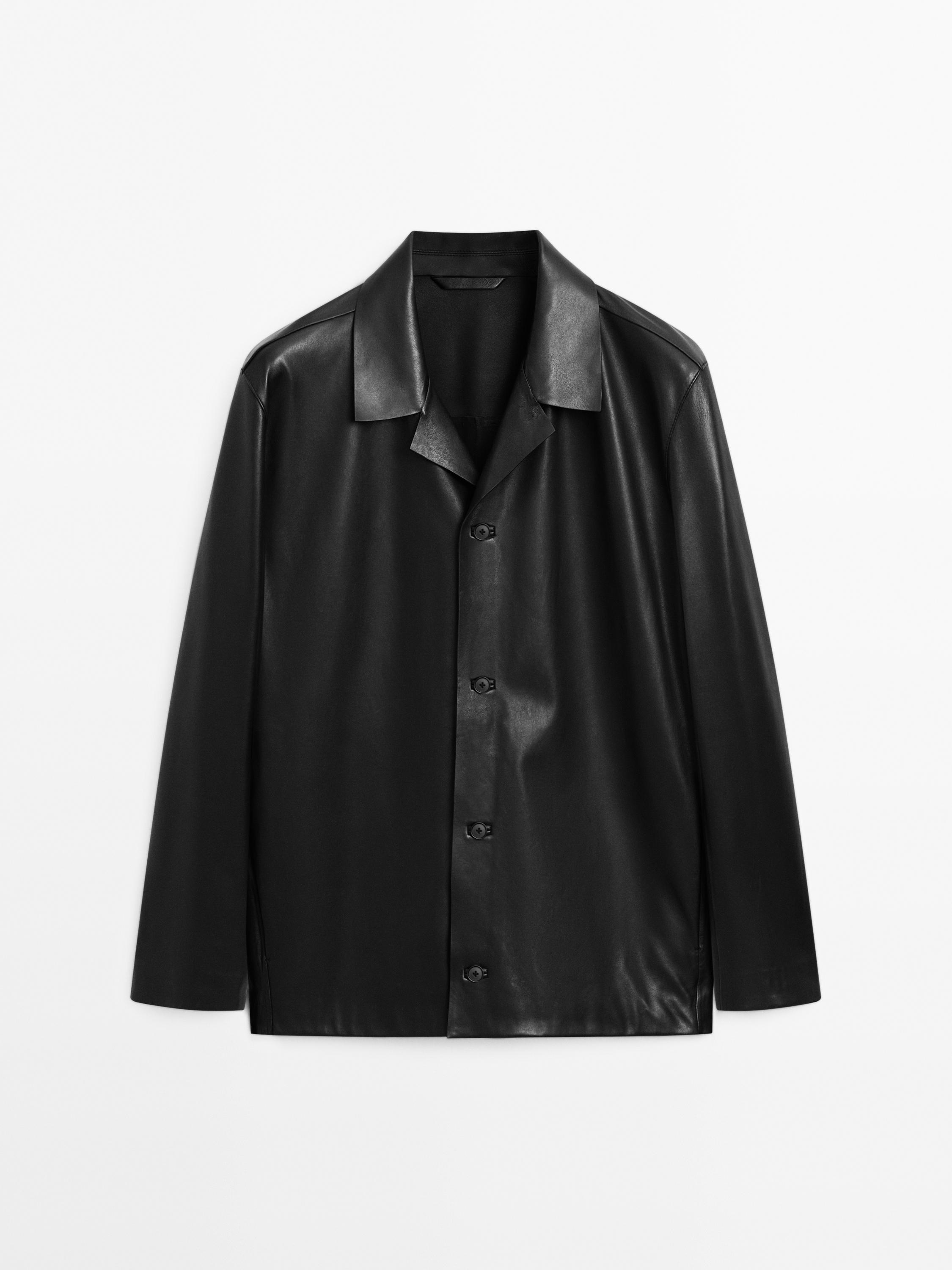 Lightweight short nappa leather jacket - Limited Edition