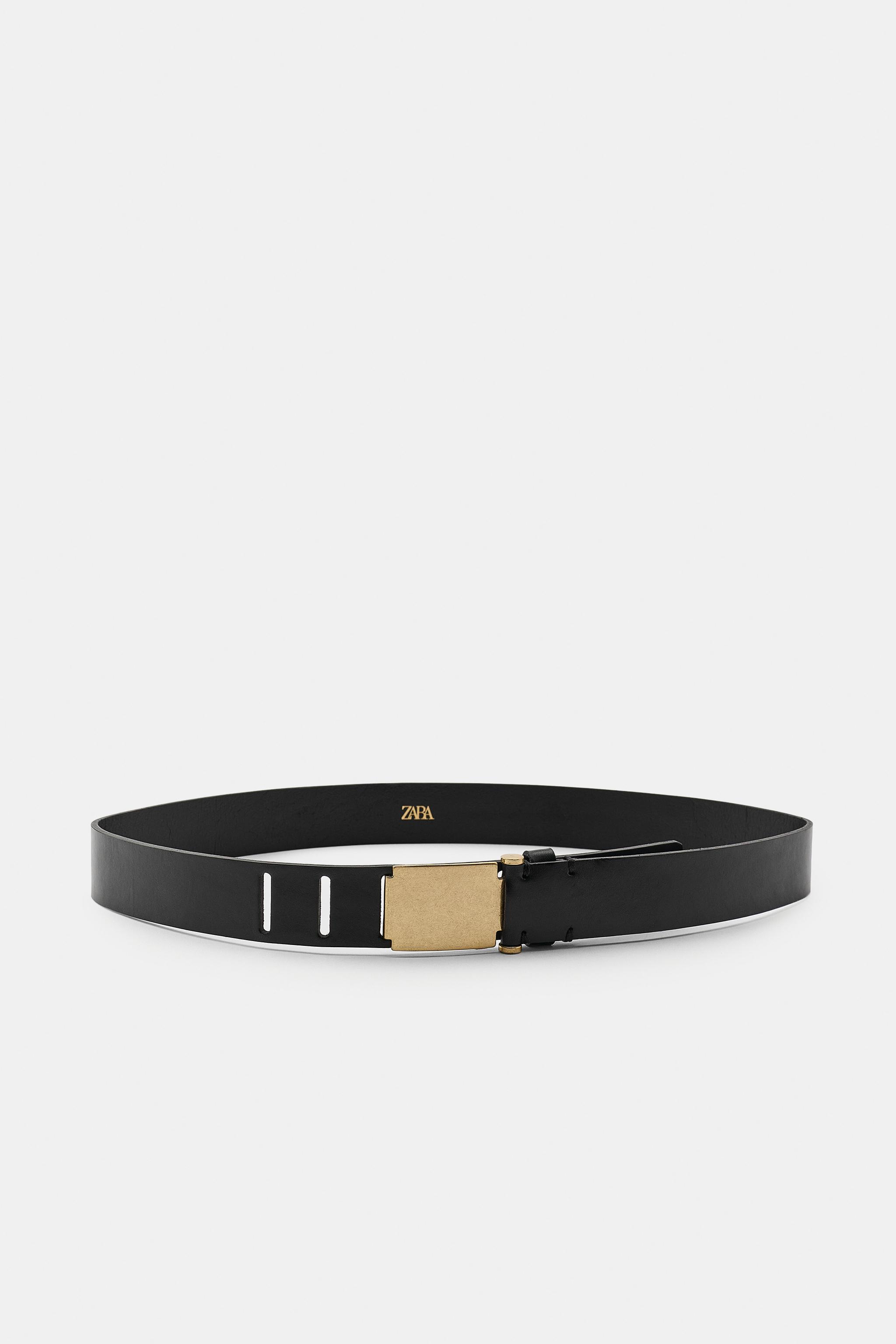 CEINTURE CUIR 100% BOUCLE PLAQUE