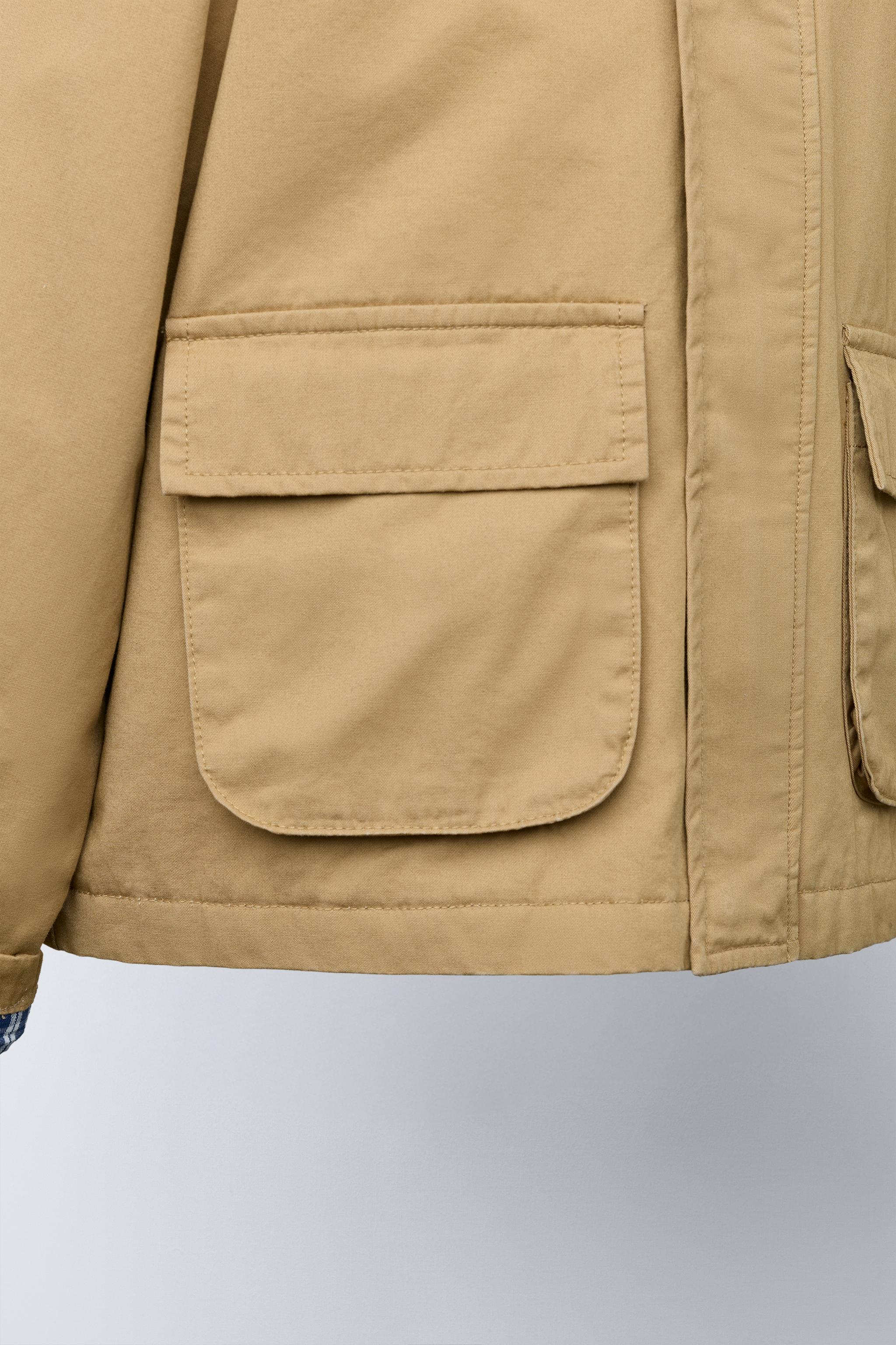 BLOUSON COL CONTRASTE