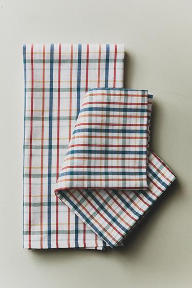 TORCHON RAYURES (LOT DE 2) - Bleu de Zara - Image 5