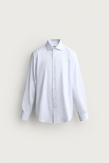 Zara STRIPED SLIM FIT SHIRT - Striped