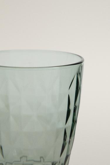 RAISED DIAMOND DESIGN TUMBLER - Blue by Zara - Image 2