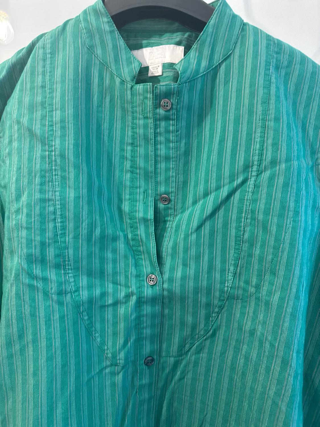 ZW COLLECTION STRIPED BIB SHIRT - Image 3